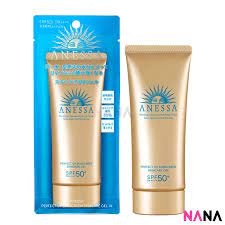 💯Anessa Perfect UV Sunscreen Skincare Gel N SPF50+/PA++++ 90g กันแดดเนื้อเจล สำหรับผิวหน้า และผิวกา