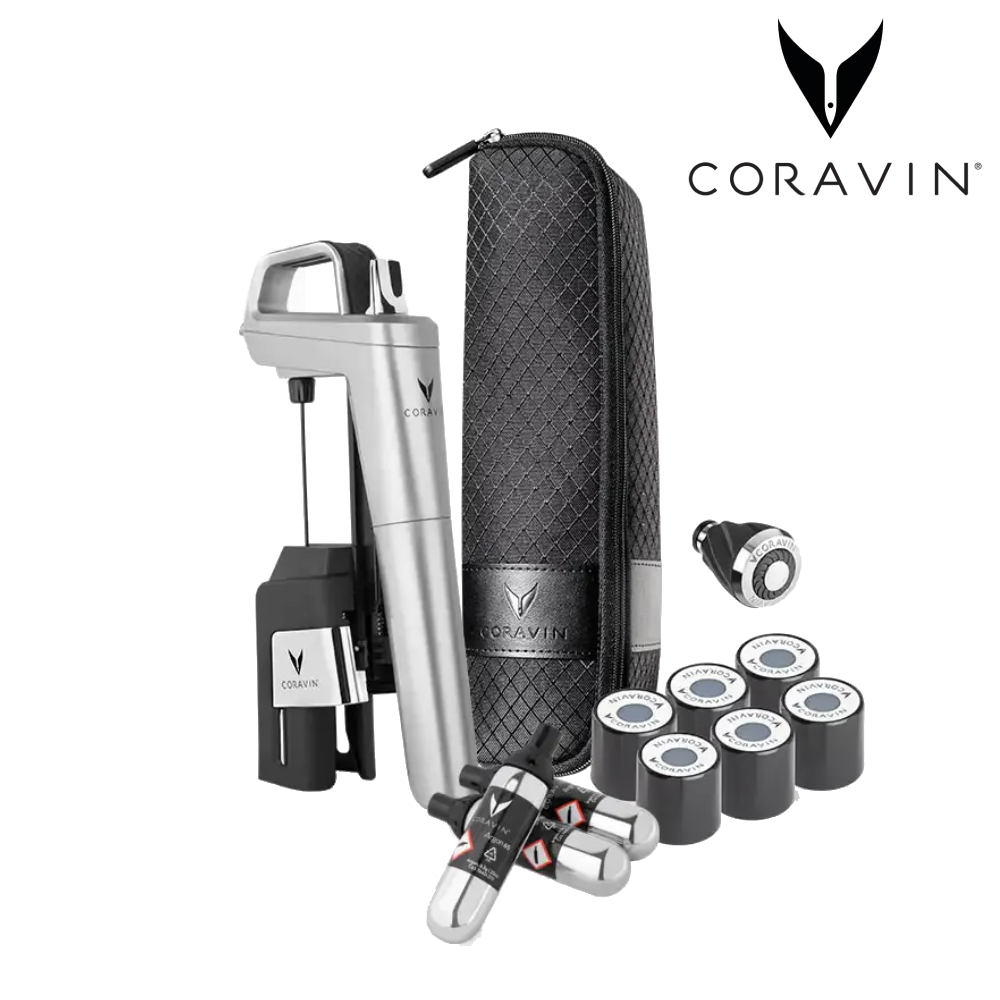 Coravin Timeless Six+ สี Silver คอราวิน เครื่องรินไวน์ ระบบถนอมไวน์ ...