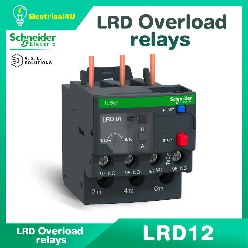 schneider-electric-lrd12-โอเวอร์โหลด-รีเลย์-3p-5-5-8a-thermal-overload-relays