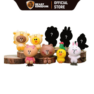 Beast Kingdom  MEA024 - Line Friends Series Suction Cup Figure Toy Set of 6 (Blind Box)