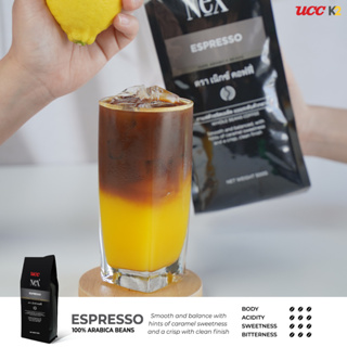 [WAFFLE] กาแฟอาราบิก้า คุณภาพดี รสชาติเข้มข้นกลมกล่อม UCC Nex Espresso 500 g.
