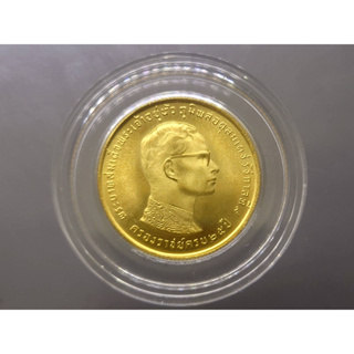 เหรียญทองคำ 800 บาท(หนัก 20 กรัม) ที่ระลึก ร9 ครองราช 25 ปี 2514