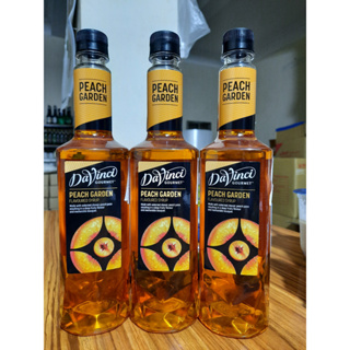 [WAFFLE] ดาวินซี น้ำเชื่อมพีช Davinci Peach Garden Syrup 750 ml.