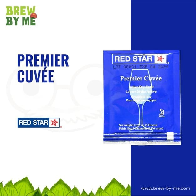 ยีสต์หมักไวน์-red-star-premier-cuvee-ซองสีน้ำเงิน-wine-yeast-5-กรัม