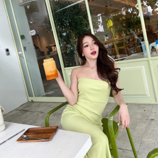 Dewishes Bestseller 🥂 Tube Maxi Dress เดรสเกาะอกยาว