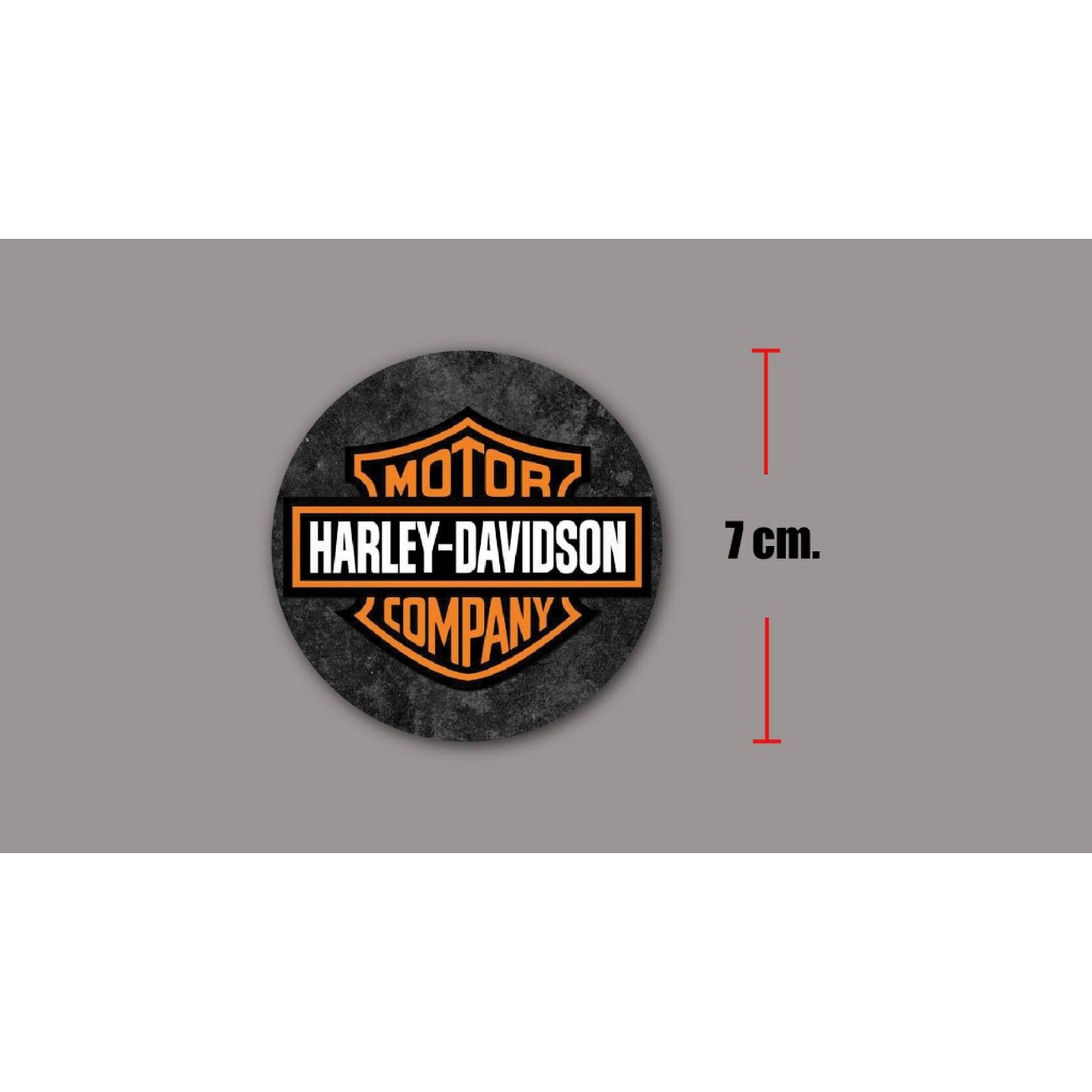 sticker-pvc-harley-davidson-สติกเกอร์-ฮาร์เลย์-ดิวิสัน-งานออฟเซ็ทแท้-pvc-กันน้ำ-กันแดด