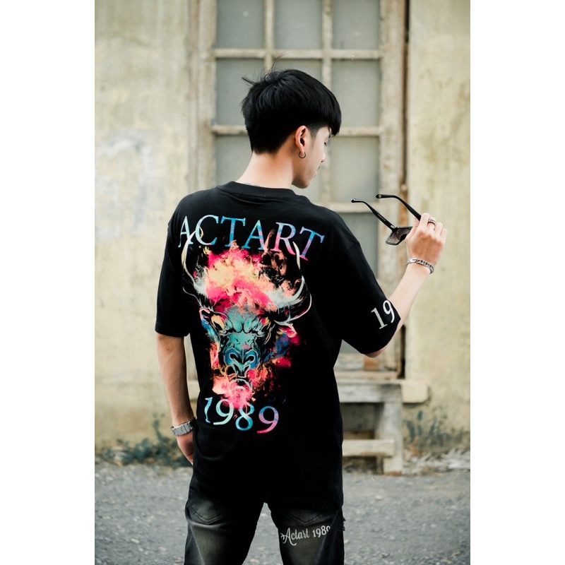 เสื้อยืด-ovp-actart-รุ่น-raindow-เรืองแสง-เช็คตารางไซซ์ก่อนสั่ง