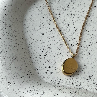 Adoreofficial.bkk | Letter round gold necklace