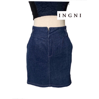 กระโปรงยีนส์ มือสอง  Brand : INGNI