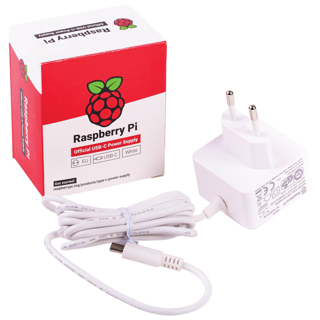 Adapter Raspberry Pi 4 15W (5V/3A) PSU USB C Shopee Thailand