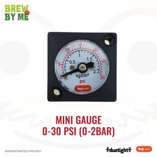 Mini Gauge สำหรับ Inline duotight regulator หรือ blowtie