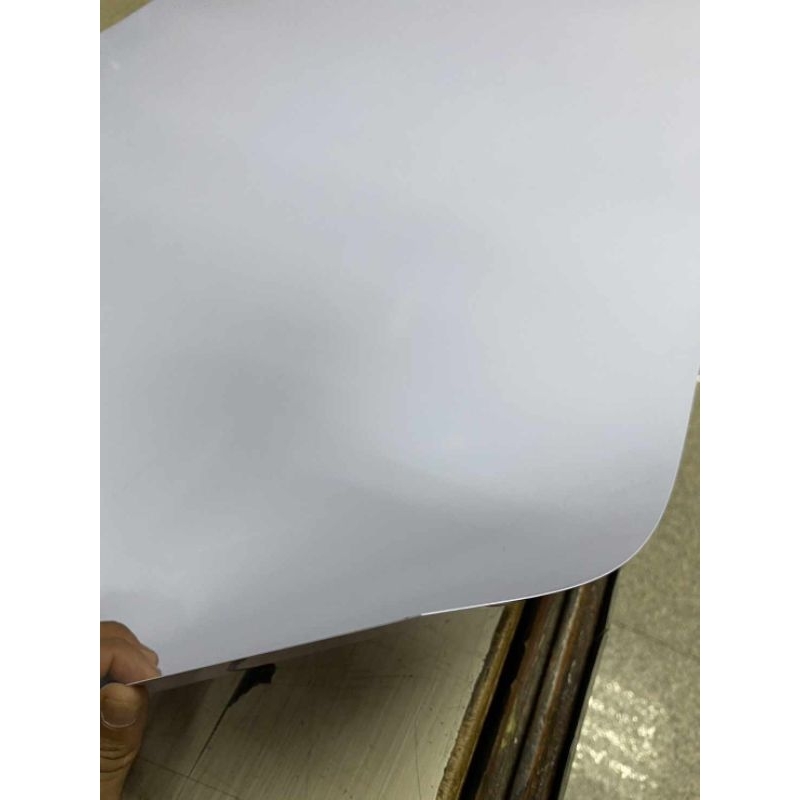 แผ่นพลาสติกแข็ง สีขาว ขนาด71x120cm.ต่อแผ่น rigid pvc film แผ่นริจิ แผ่น ...