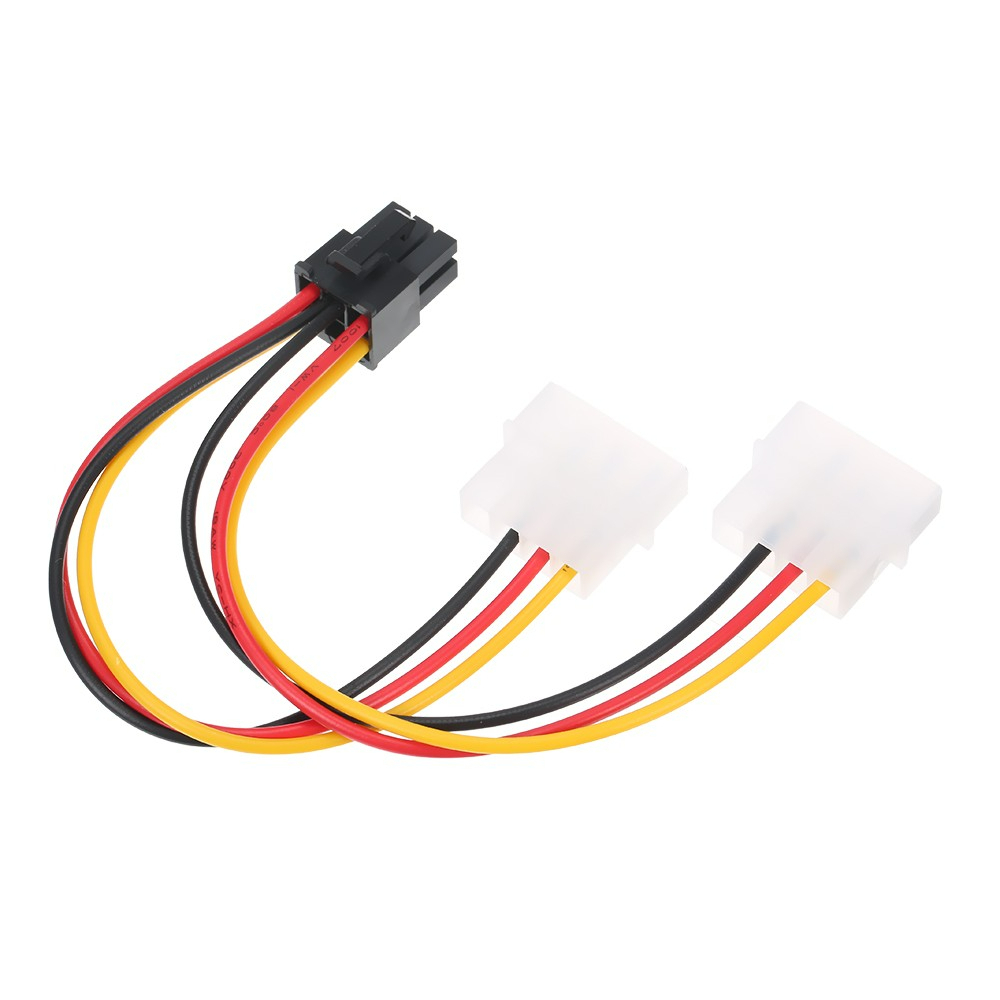 สายต่อไฟเลี้ยงการ์ดจอ-6-pin-to-molex-3x2-pci-express-6-pin-pci-e-graphics-card-to-2-x-molex-ide-y-cable