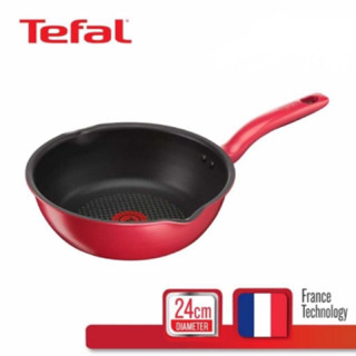 Tefal Pure Chef Plus กระทะก้นลึก ขอบ 2 หยัก ขนาด 24ซม. รุ่น C6428414