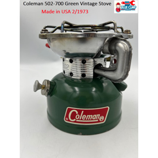 Coleman 502-700 Green Vintage Stove Date 2/73