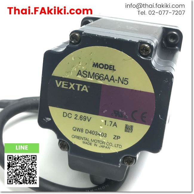 มือสองพร้อมส่ง-d-used-asm66aa-stepping-motor-สเปค-mounting-angle-dimension60mm-oriental-motor-66-007-746