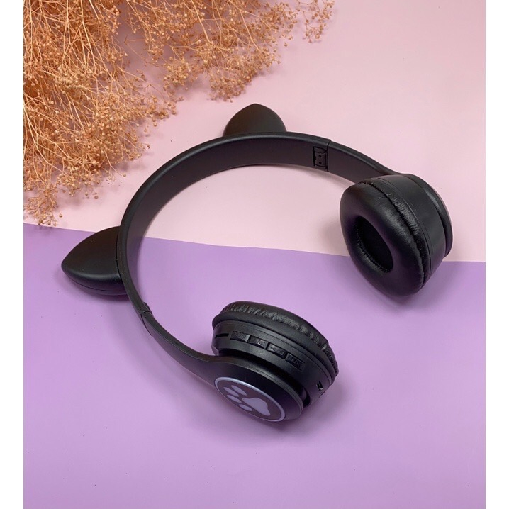 หูฟังบลูทูธ รุ่นVIV23M Cat Ear Wireless Headphones หูฟังแมวน่ารักไร้