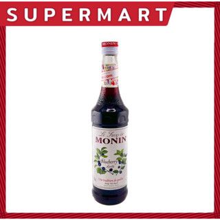 SUPERMART Monin Blueberry Syrup 700 ml. น้ำเชื่อมกลิ่นบลูเบอร์รี่ ตราโมนิน 700 มล. #1108018