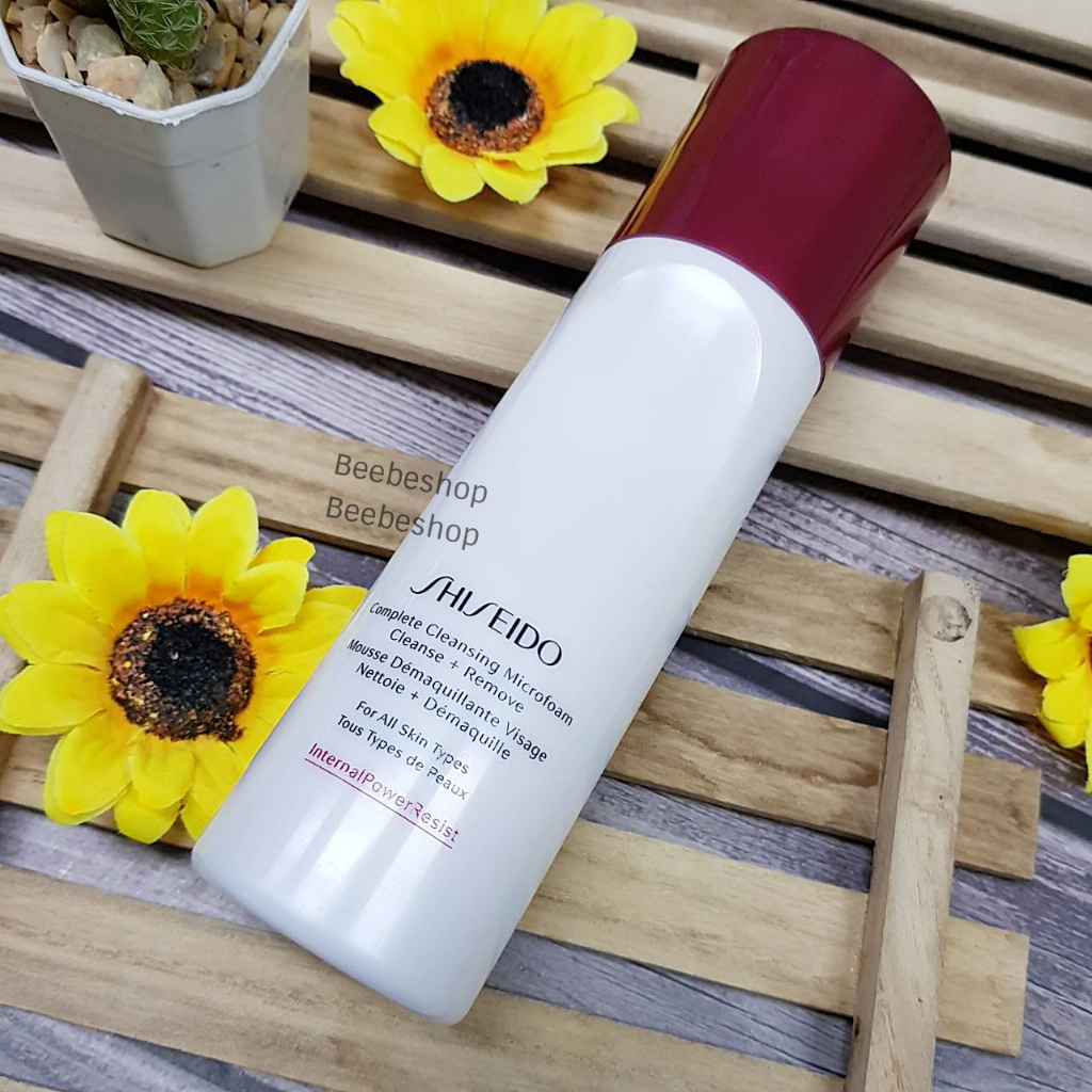 shiseido-complete-cleansing-microfoam-180ml-ผลิต-03-2023-โฟมล้างเครื่องสำอาง