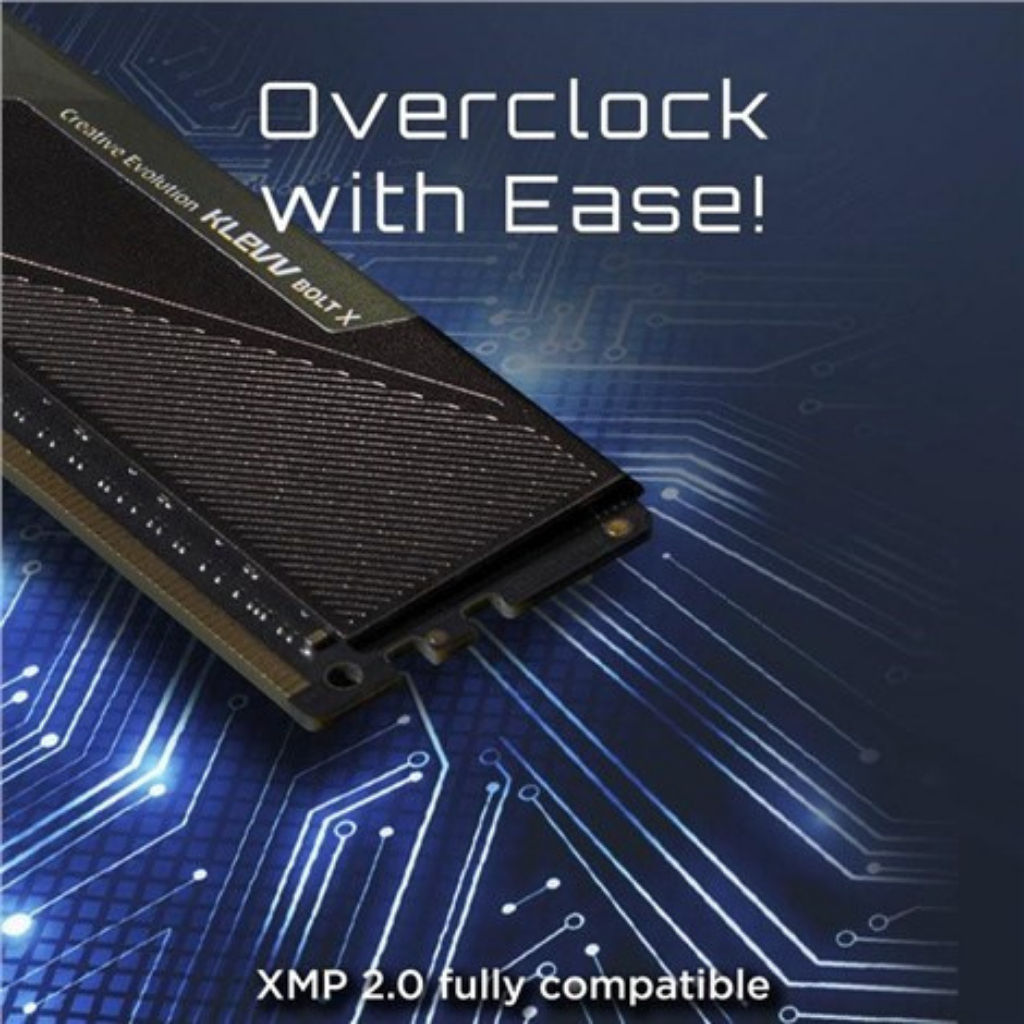 RAM DDR4 16GB (8GBX2) 3600MHz RAM (หน่วยความจำ) KLEVV BOLT