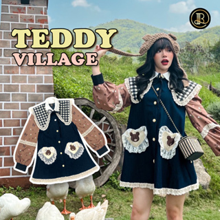 RK1/2 Teddy Village : Mini Dress เดรสยีนส์น้อนหมีรุ่นปัง