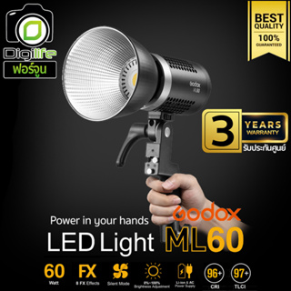 Godox LED ML60 60W 5600K CRI96 TLCI97 - รับประกันศูนย์ Godox Thailand 3 ปี