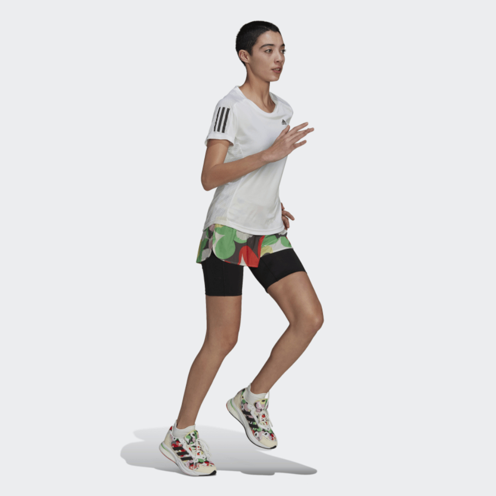 กางเกงขาสั้นผู้หญิง-กางเกงวิ่งผู้หญิง-adidas-x-marimekko-running-shorts-hc4199