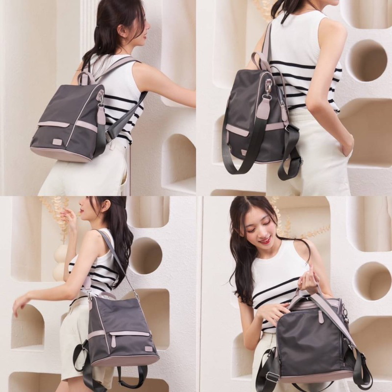 รับหิ้วของแท้จากshop-กระเป๋าเป้-keep-bag-รุ่น-mori-backpack-ไนลอนกันน้ำ