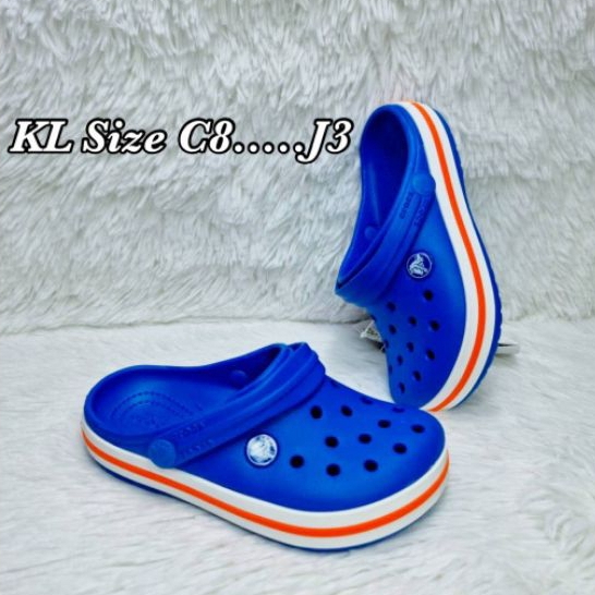 โปรซื้อ-1-แถมตุ๊กตาติดรองเท้า-2-ชิ้นฟรี-รองเท้า-crocs-crocsband-kids-clog-unisex-ถูกกว่าshop