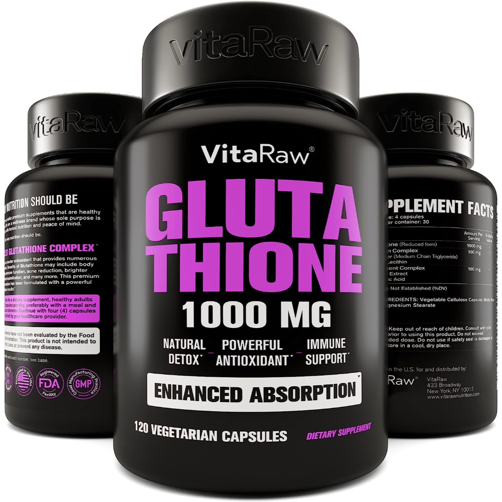 พร้อมส่ง-vitaraw-glutathione-1000-mg-for-immune-support-120-vegetarian-capsules