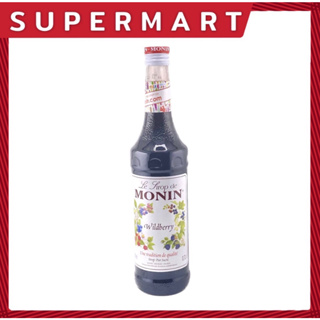 SUPERMART Monin Wildberry Syrup 700 ml. น้ำเชื่อมกลิ่นไวลด์เบอร์รี่ ตราโมนิน 700 มล. #1108151