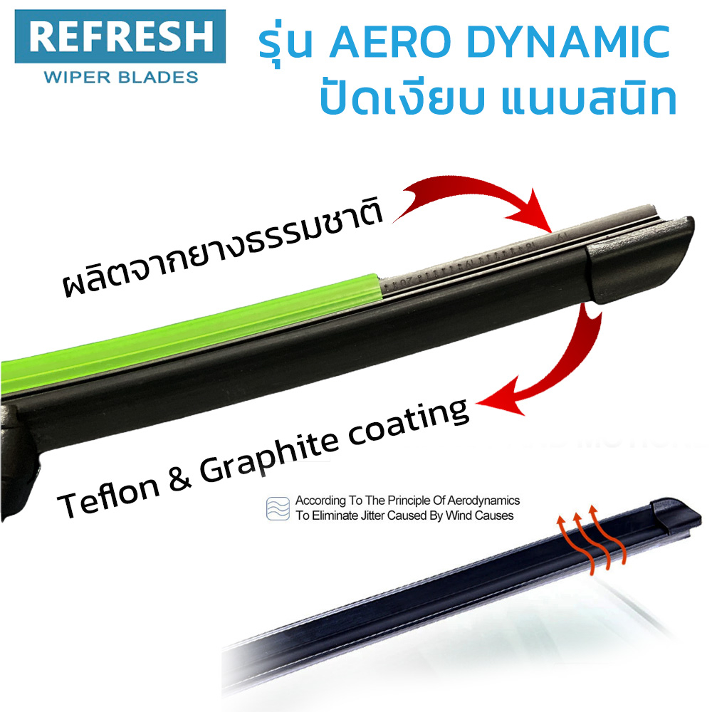 REFRESH ใบปัดน้ำฝน ก้านแบบ EXACT FIT สำหรับ MG HS , HS PHEV ปี 2019 ...