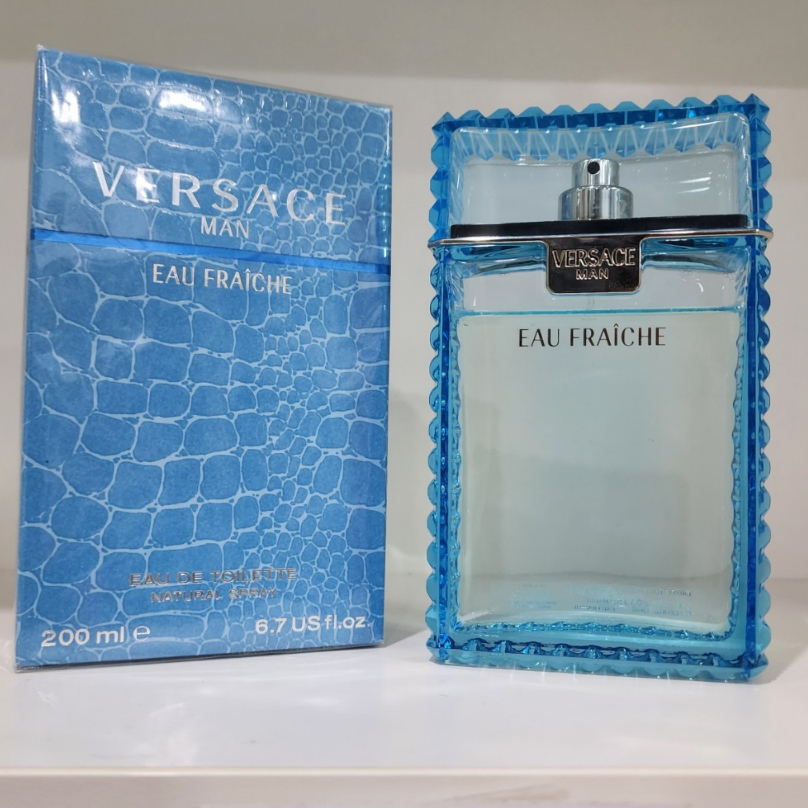 น้ำหอมแท้ Versace Fraiche Pour Homme Eau de Toilette 200ML กล่องซีลป้าย