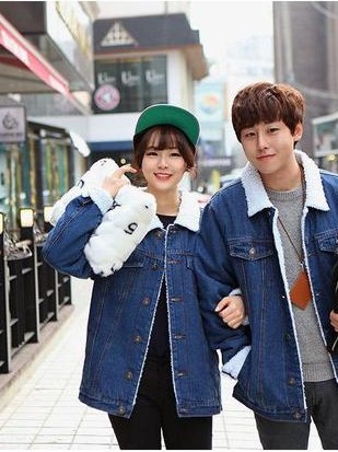 0763🔥พร้อมส่ง 🔥 ส่งไว ทันใจ ร้านคนไทยค่ะ ❤️Jacket jeans ดีเทลบุขนแกะเทียม งานคู่ก็มาจร้า สายคาเฟ่ สายแฟ