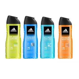 Adidas Team Force ShowerGel อาดิดาสทีม ฟอซ บอดี้ แฮร์เฟส ชาวเวอร์เจล250 ml.