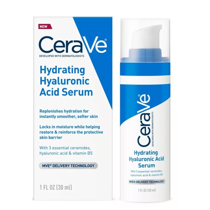 CeraVe Facial Hydrating Hyaluronic Acid Serum 30ml. เซราวี ไฮเดรติ้ง ไฮยาลูรอนิค แอซิด