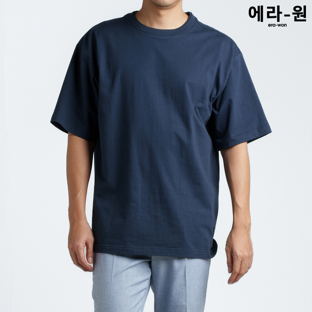 era-won-เสื้อยืด-โอเวอร์ไซส์-oversize-t-shirt-สี-navy