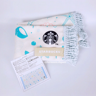🔷 [พร้อมส่ง] ผ้าขนหนูลายน่ารัก Shiny beach Collection / Starbucks แท้💯‼️