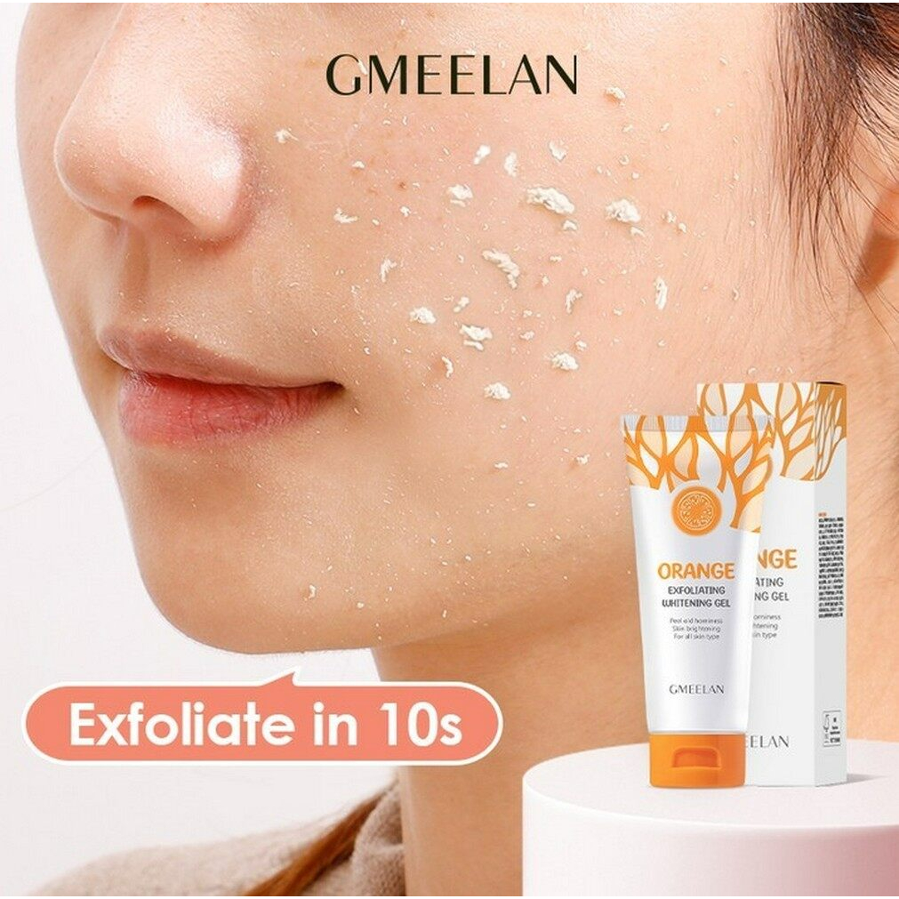 gmeelan-เจลขัดผิวหน้าและผิวกาย-50g-เจล-เจลล้างหน้า-เจลขัดขี้ไคล-ไวท์เทนนิ่ง-เอคเน่เอด-เจลขัดผิวหน้า-เจลขัดผิว-ผลิตภัณฑ์ท