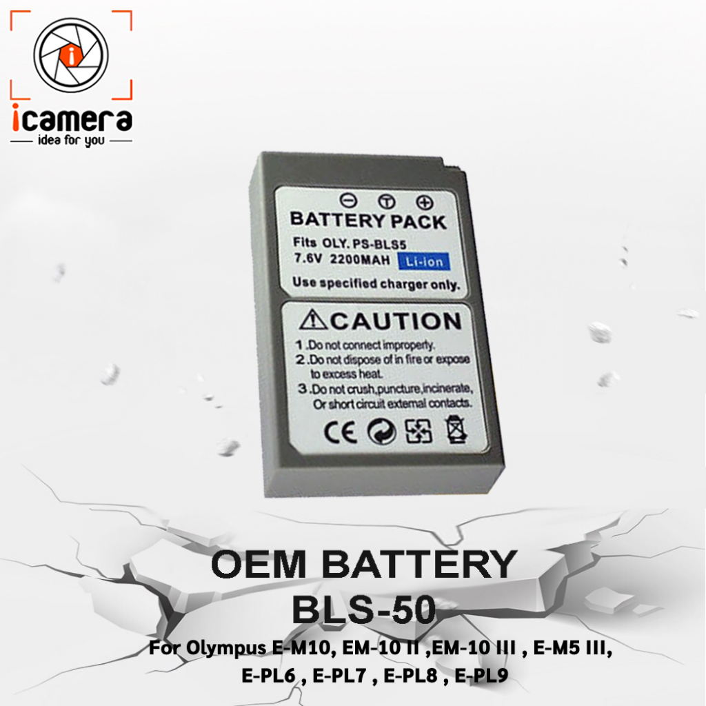 Original Olympus BLS-50 Battery For PEN E-PM3 E-M10 EPL5 E - Foto 10