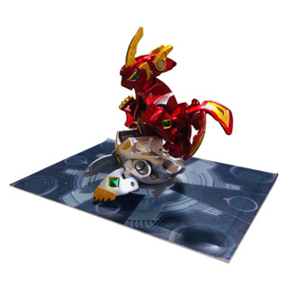 Bakugan Pyrus TITANIUM DRAGONOID Mechtanium Surge ( Metallic Custom Painted As Anime )  #บาคุกัน