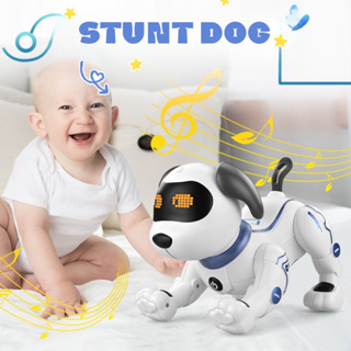 ของเล่นสุนัขอัจฉริยะ K16 หุ่นยนต์ มีคำสั่งเสียง ของเล่นเด็ก เต้นได้ มีเสียงเพลง มีรีโมท