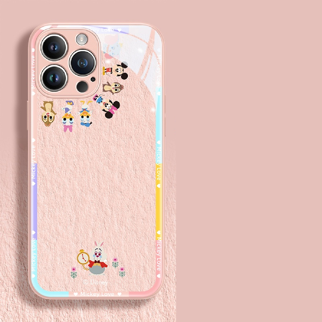 เคสโทรศัพท์มือถือไอโฟน-ลายดิสนีย์น่ารัก-เคสใส-ซิลิโคนป้องกันการตก-ความรู้สึกระดับไฮเอนด์