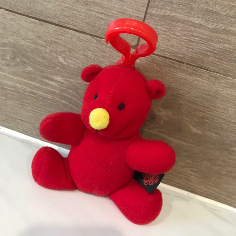 ตุ๊กตา-พวงกุญแจ-ลายหมี-น่ารัก-ตุ๊กตาหมี-สีแดง-ขนาดกำลังดี-พกพาได้ง่าย-ของใหม่-มือ-1