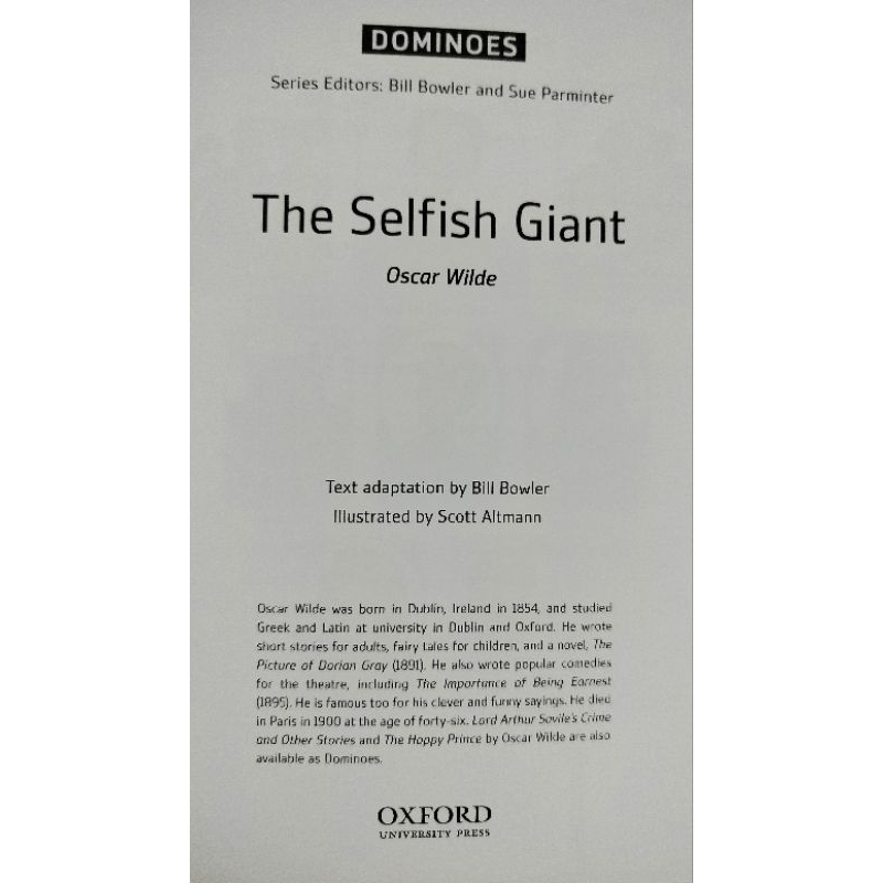 level-quick-starter-หนังสืออ่านนอกเวลาเรื่อง-the-selfish-giant