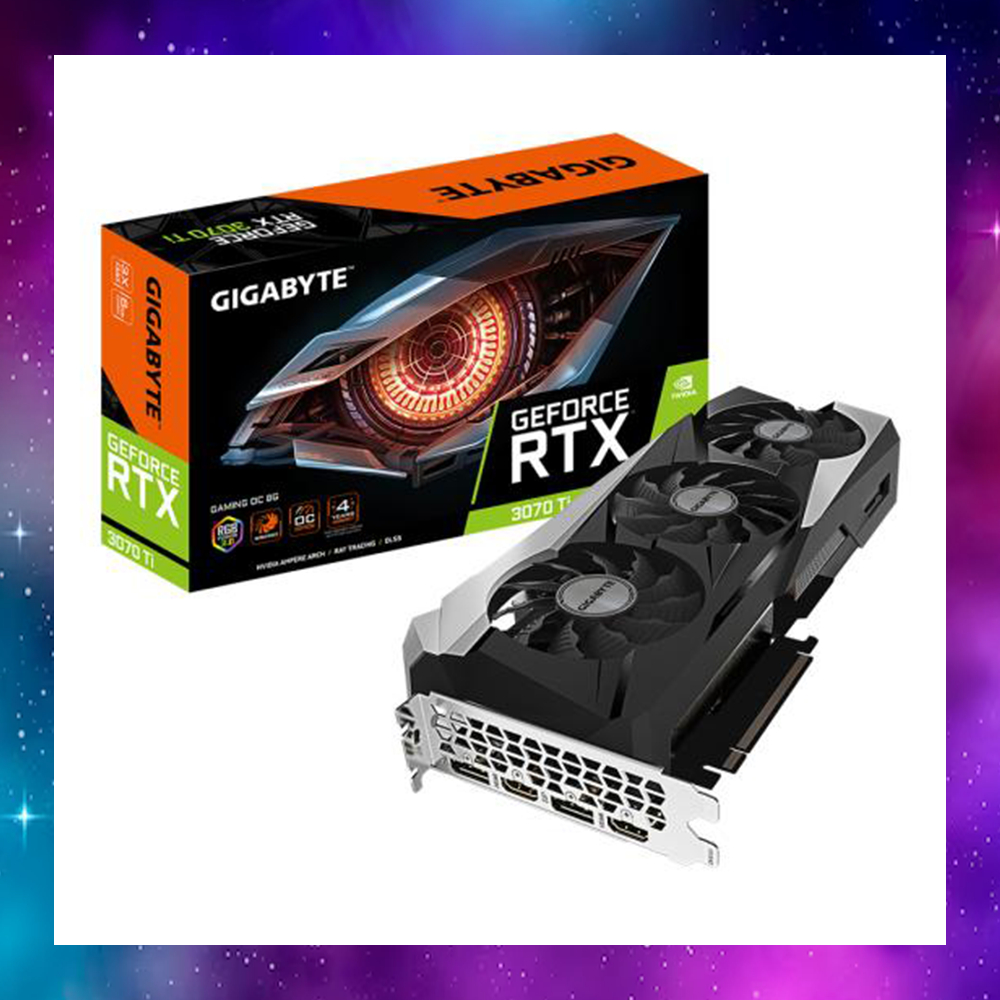 VGA (การ์ดแสดงผล) GIGABYTE GEFORCE RTX3070Ti 3070Ti 3070 TI GAMING OC