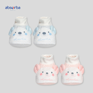 แอ็บซอร์บา ถุงเท้า สำหรับเด็กแรกเกิด - 3 เดือน มี 2 สีให้เลือก คอลเลคชั่น Bebe Pastel - bt