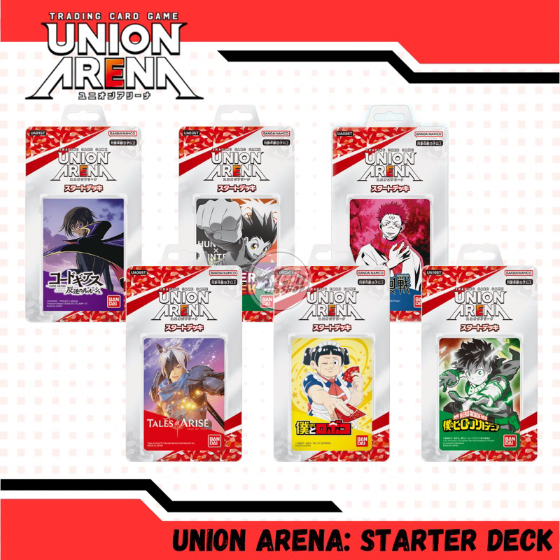Starter Deck Union Arena Tales Of Arise – édition Japonaise UA06ST – 50 Cartes + 3 AP + Feuille Jeu