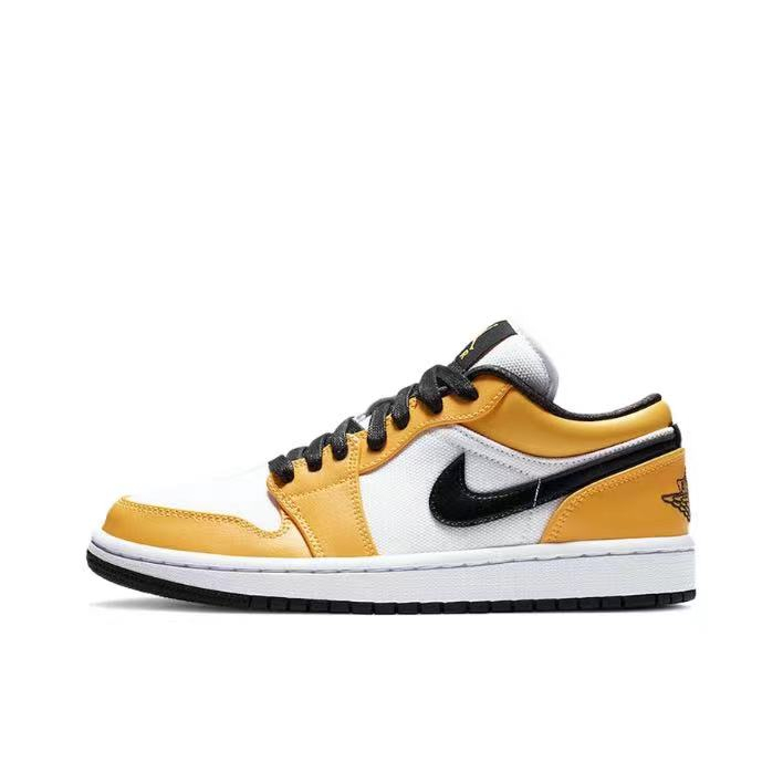 air-jordan-1-low-laser-orange-ทั้งสองเพศ-ระบายอากาศ-รองเท้าบาส