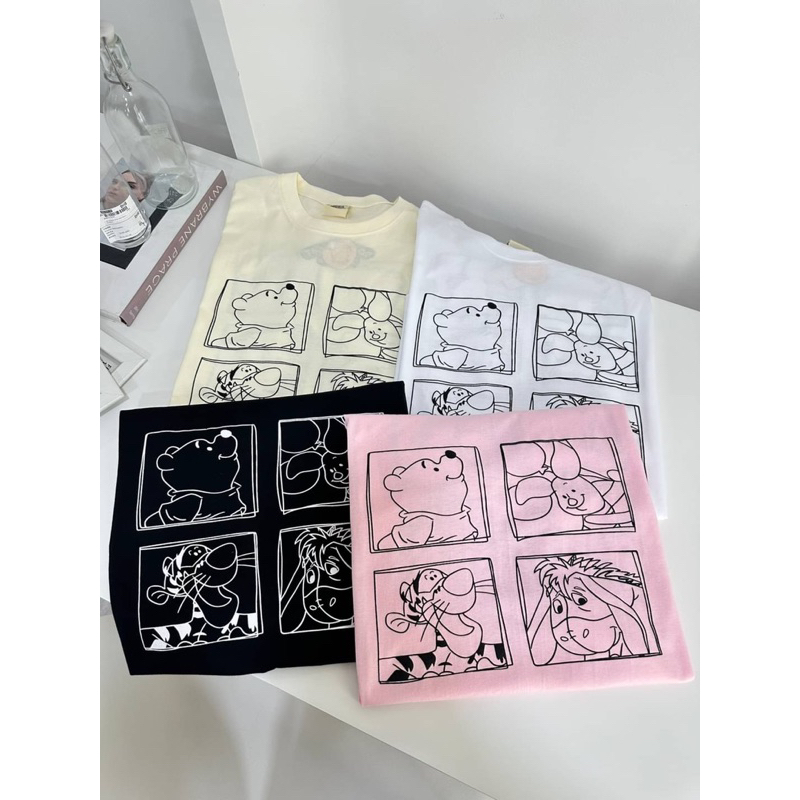 เสื้อยืดโอเวอร์ไซส์-ลายpooh-gangs